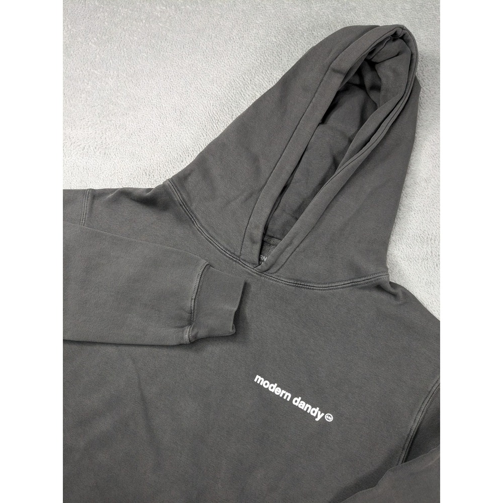 Nwt Modern Dandy Charcoal Gray Hoodie Pullover Sweatshirt Men's Size S
